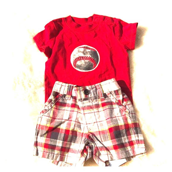 Gymboree Other - Gymboree Baseball Short set
